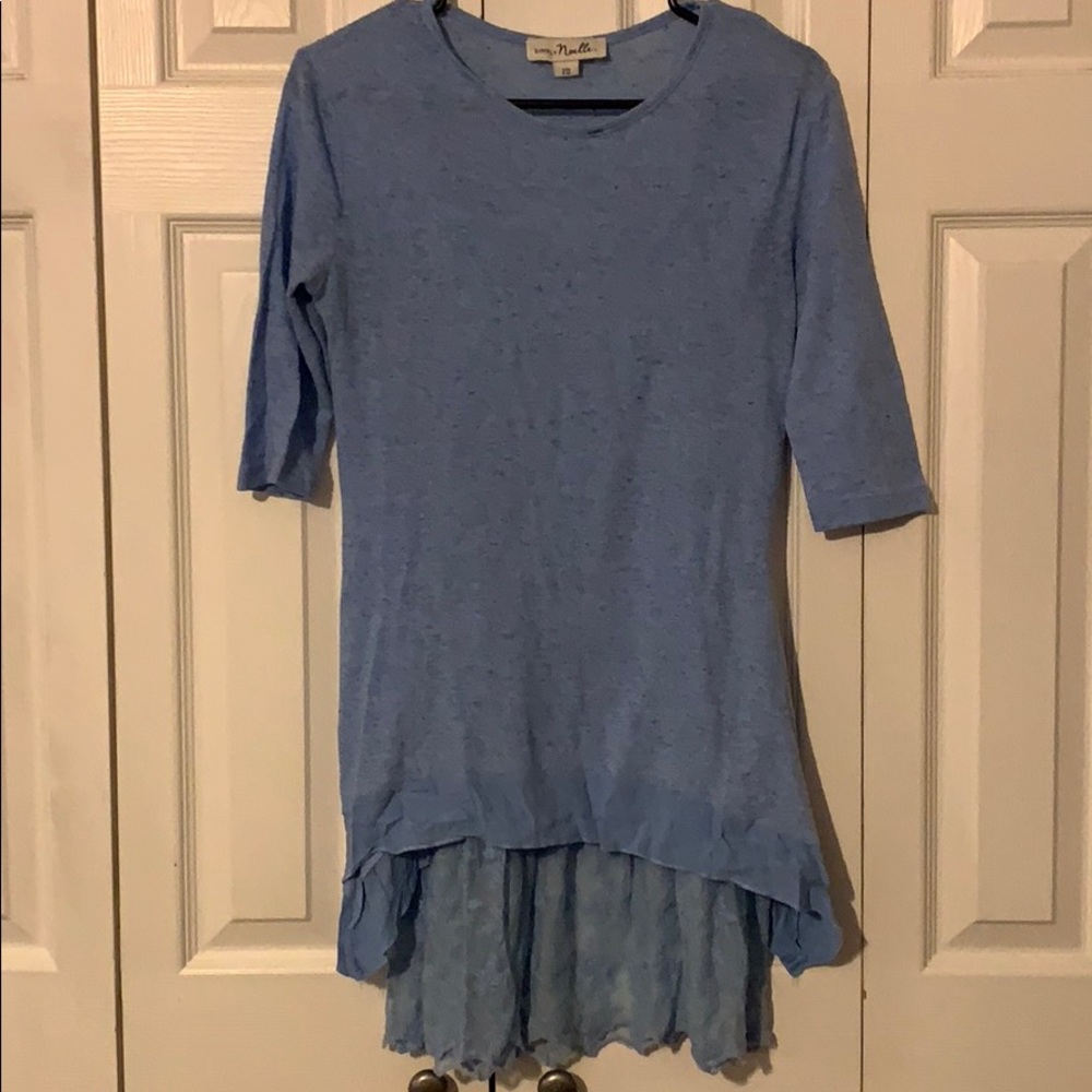 Blue 2 piece top